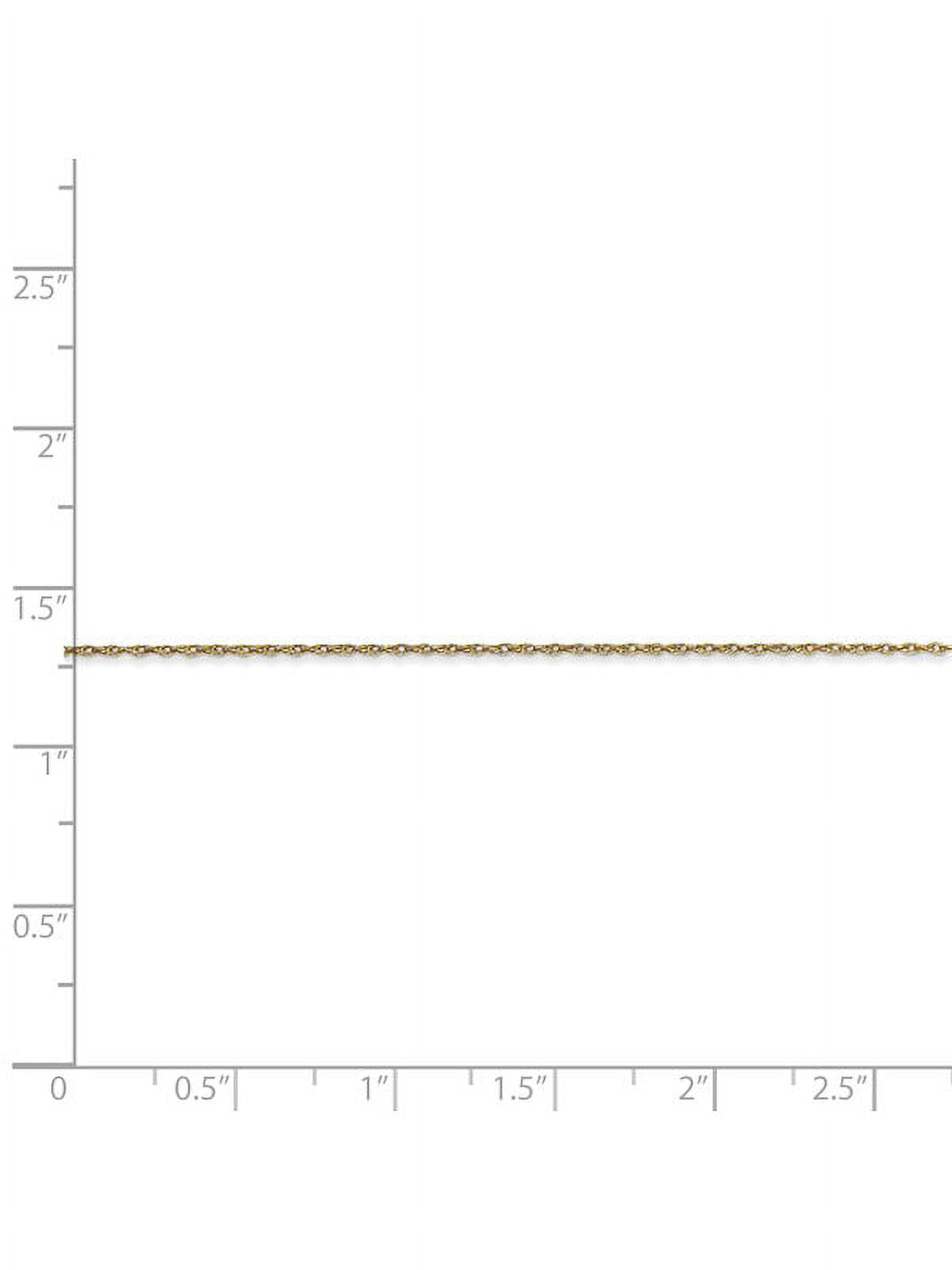 10k Yellow Gold Cable Rope Chain 16 Inch X3817