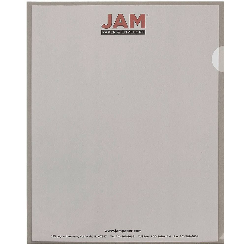 Plastic Sleeves 9 x 11 1/2 Smoke 120/Pack Q40970