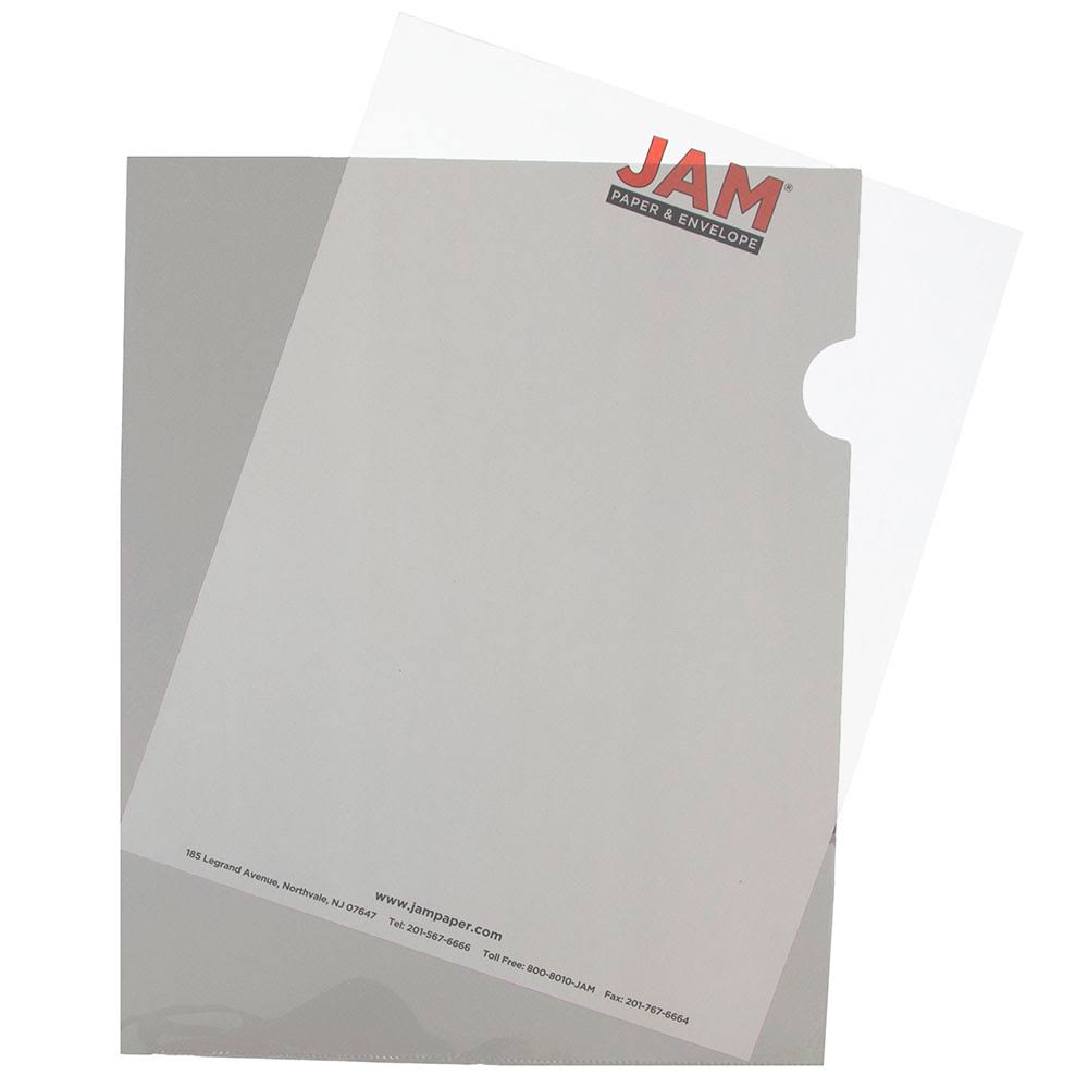 Plastic Sleeves 9 x 11 1/2 Smoke 120/Pack Q40970