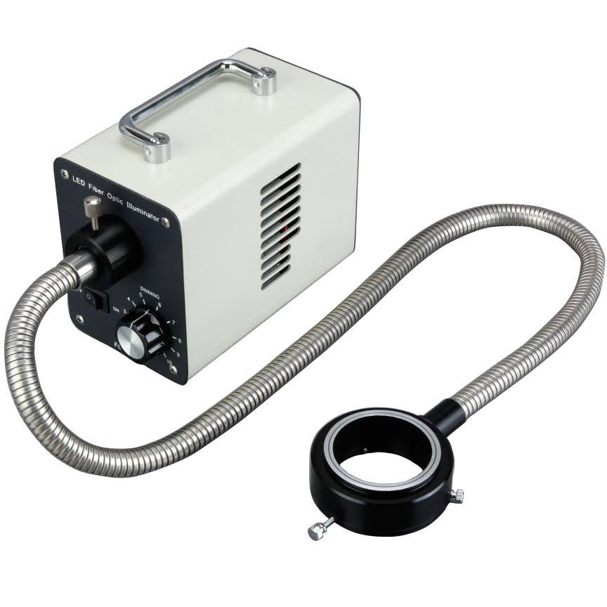 20W LED Fiber Optic Ring Light Microscope Illuminator Z106458
