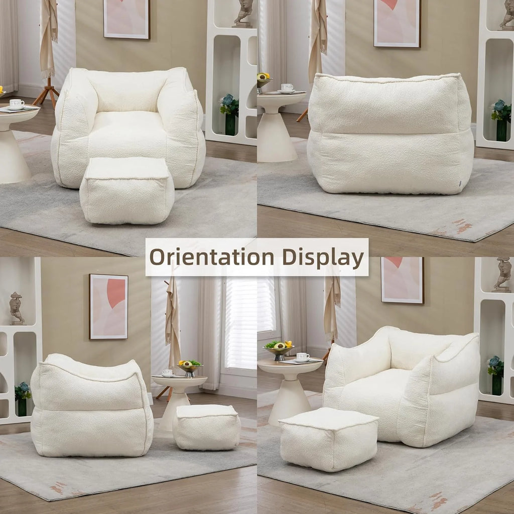 Sofa Chair with Ottoman U295
