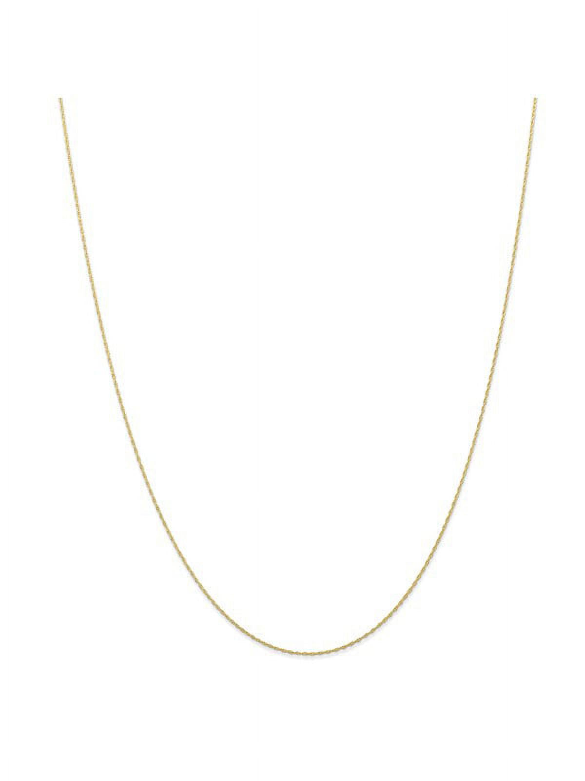 10k Yellow Gold Cable Rope Chain 16 Inch X3817